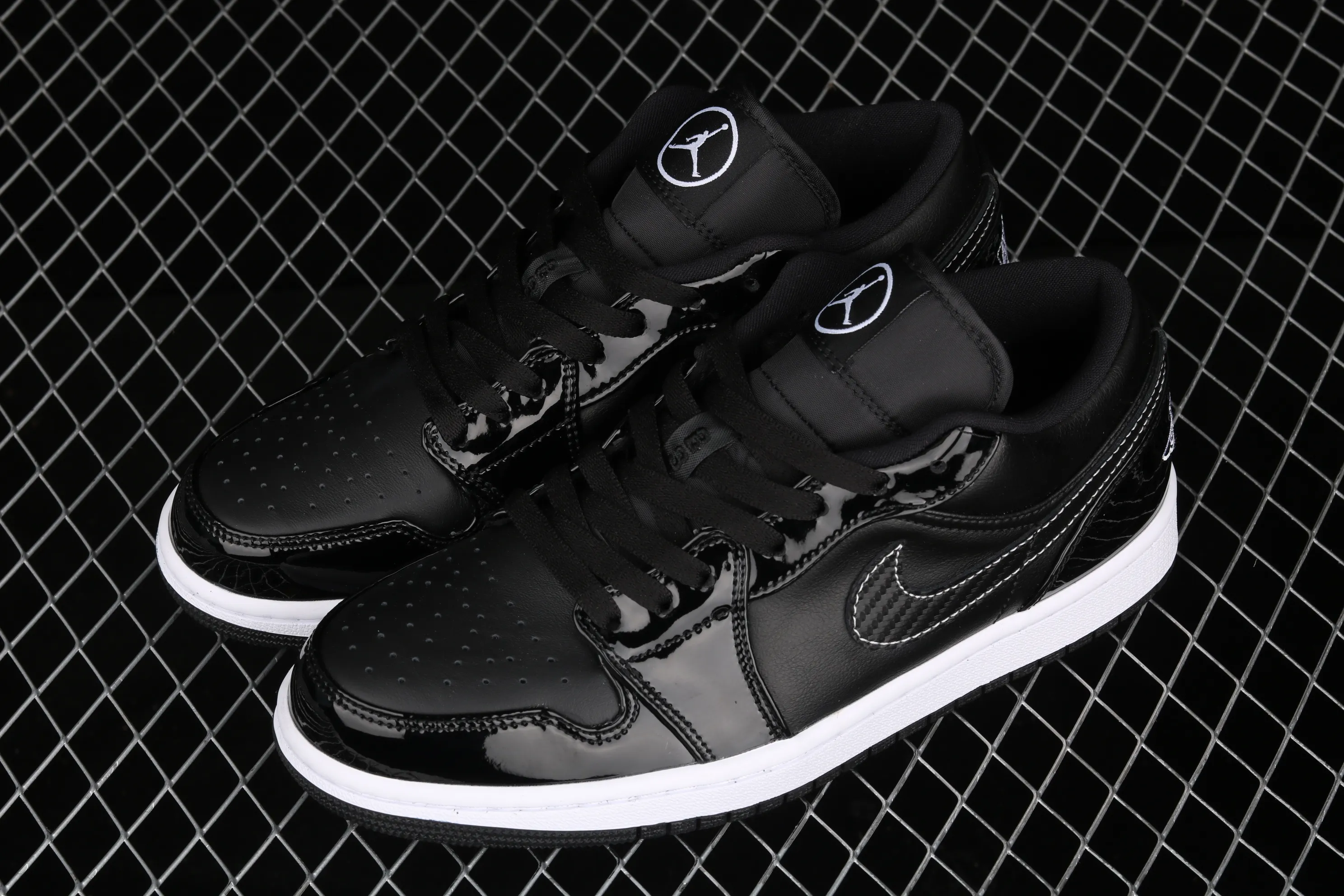 All categories Air Jordan Jordan series basketball shoes Air Jordan 1 Low Air Jordan 1 Low ASW AJ1 Joe 1 low-top All-star patent leather black low-top basketball shoes DD1650-001